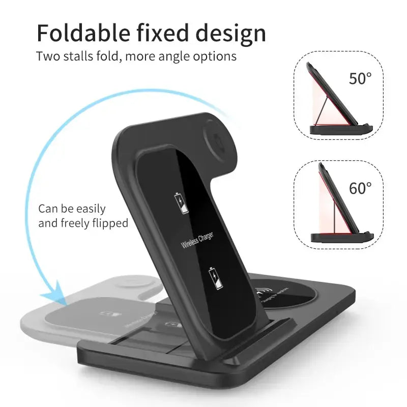 3-in-1 Wireless Charger Station Stand