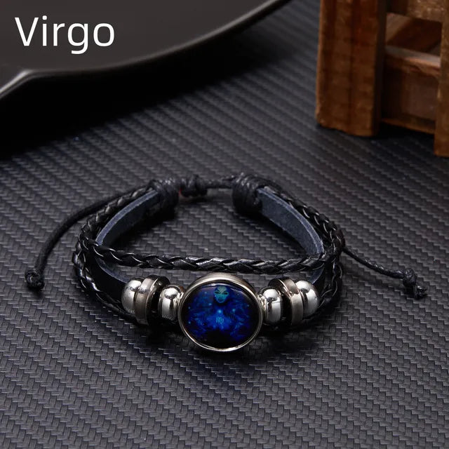 Unisex  Zodiac Luminous Bracelets